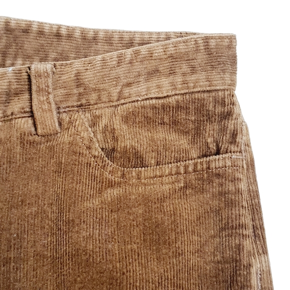 Toast Corduroy Trouser Brown Size 16 Straight Leg Cords Tan W34 L32 - Picture 2 of 10